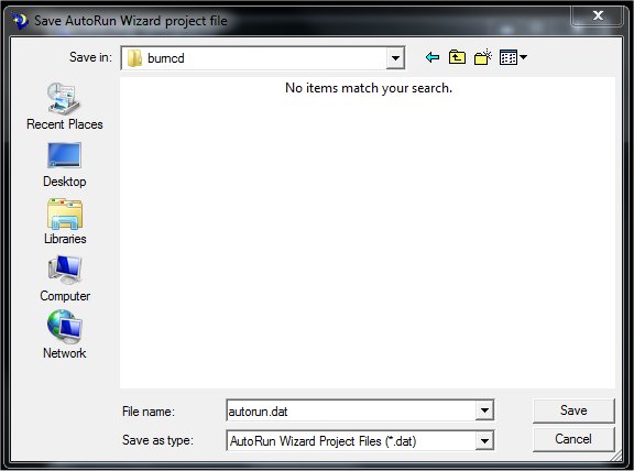 Save Autorun File