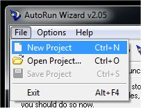 New Autorun File